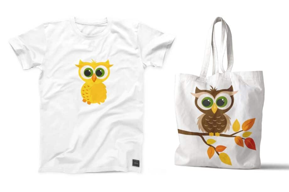 Autumn Owls Clipart