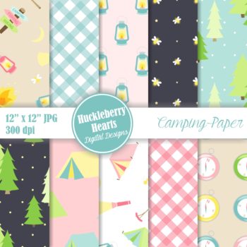 Camping Paper Set