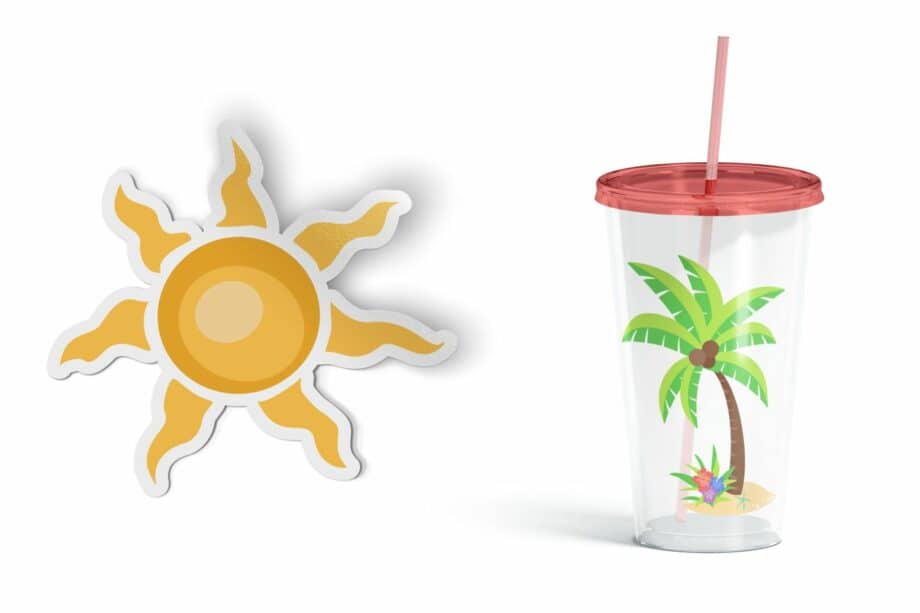 Day at the Beach Clipart Set