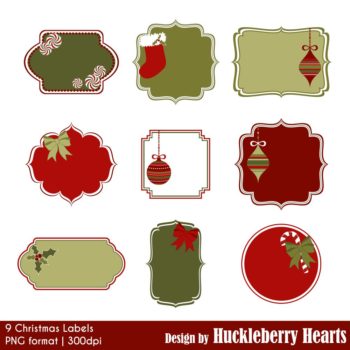 Christmas Labels