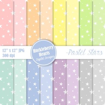 Pastel Stars Paper