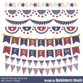 Patriotic Bunting Clipart