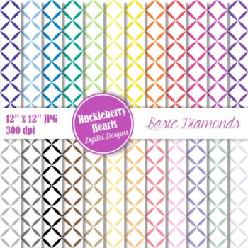 Basic Diamonds Digital Paper