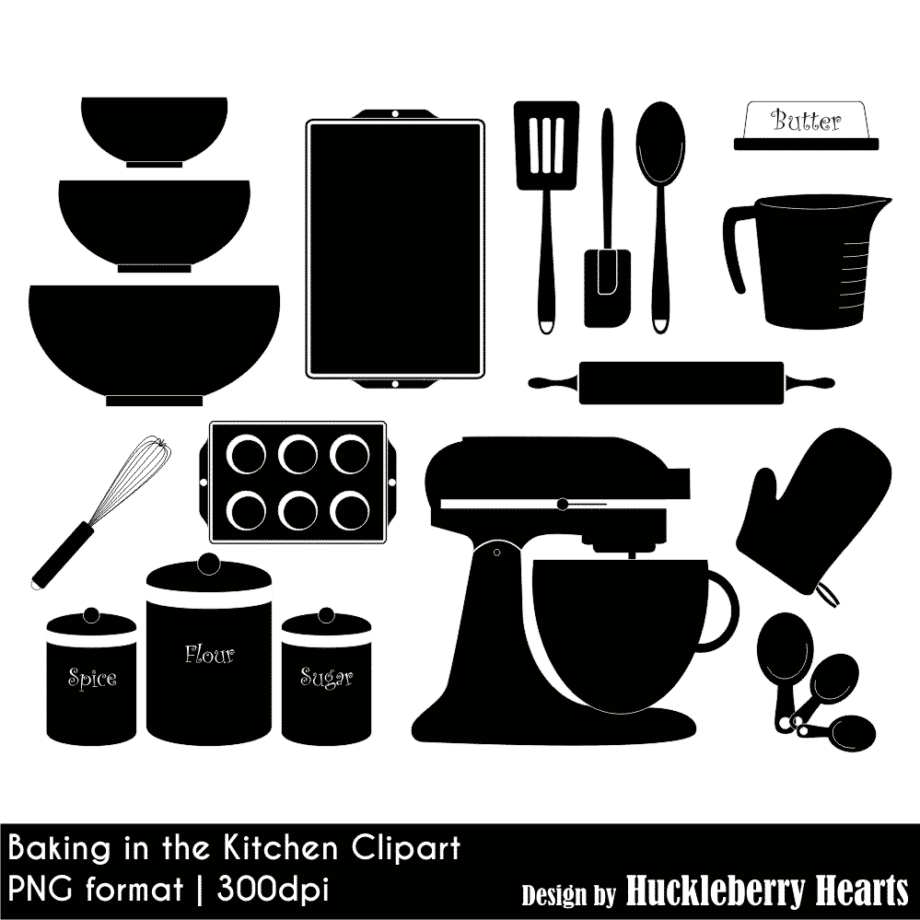 Baking In The Kitchen Clipart