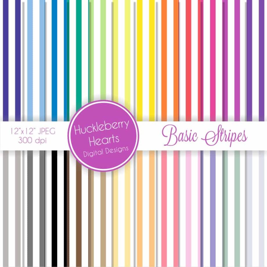 Basic Stripes Digital Paper