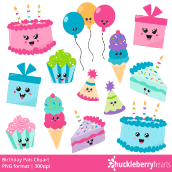 Birthday Pals Clipart