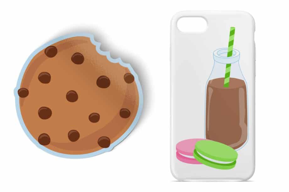 Cookies and Milk Clipart Sample 3