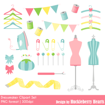 Assorted Dressmaker Clipart