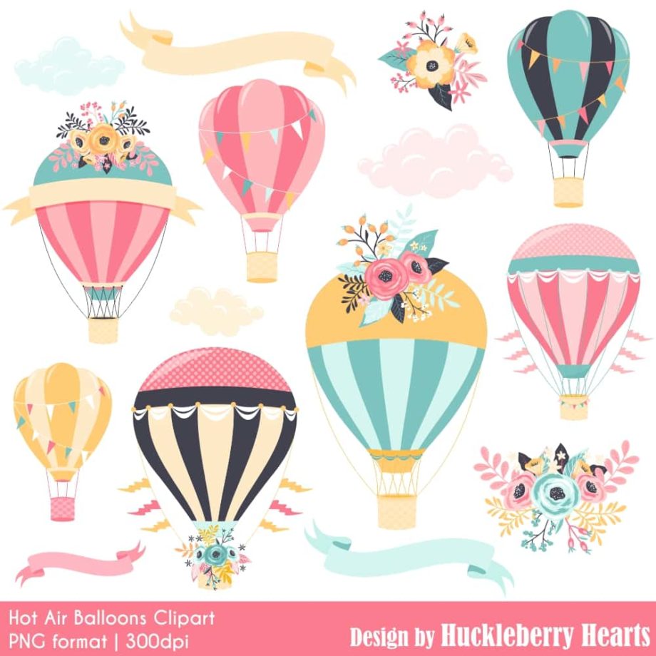 Hot Air Balloons Clipart