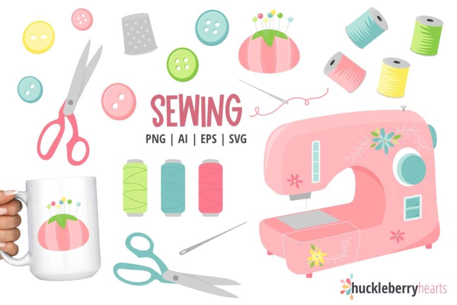 Assorted Sewing Themed SVG Bundle