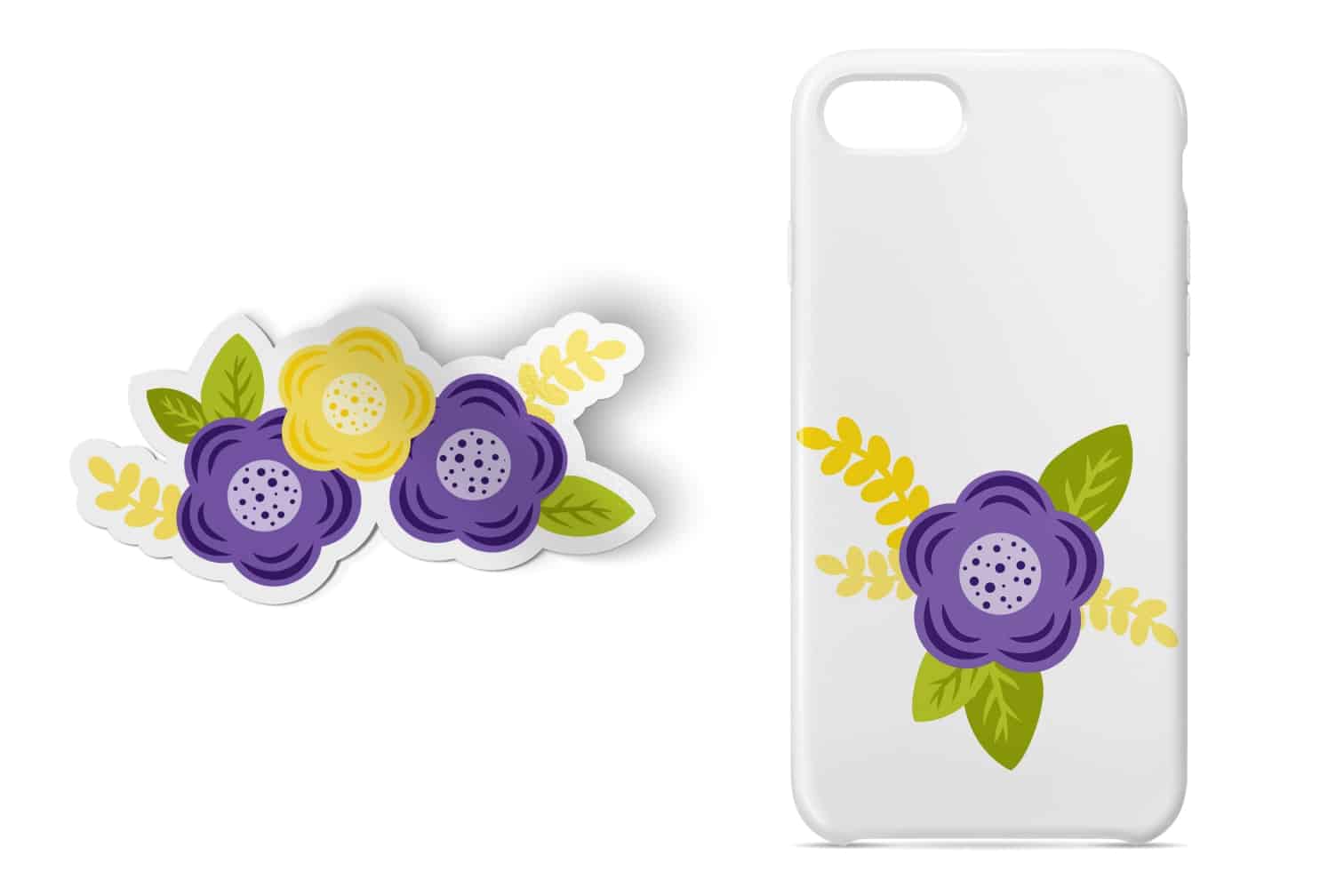 Purple Button Flowers