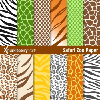 Assorted Animal Print Digital Paper