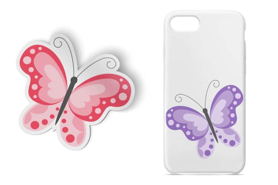 Spring Butterflies Clipart