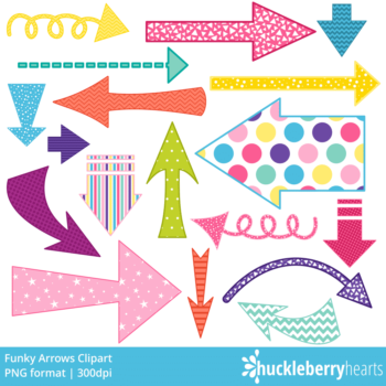 Funky Arrows Clipart