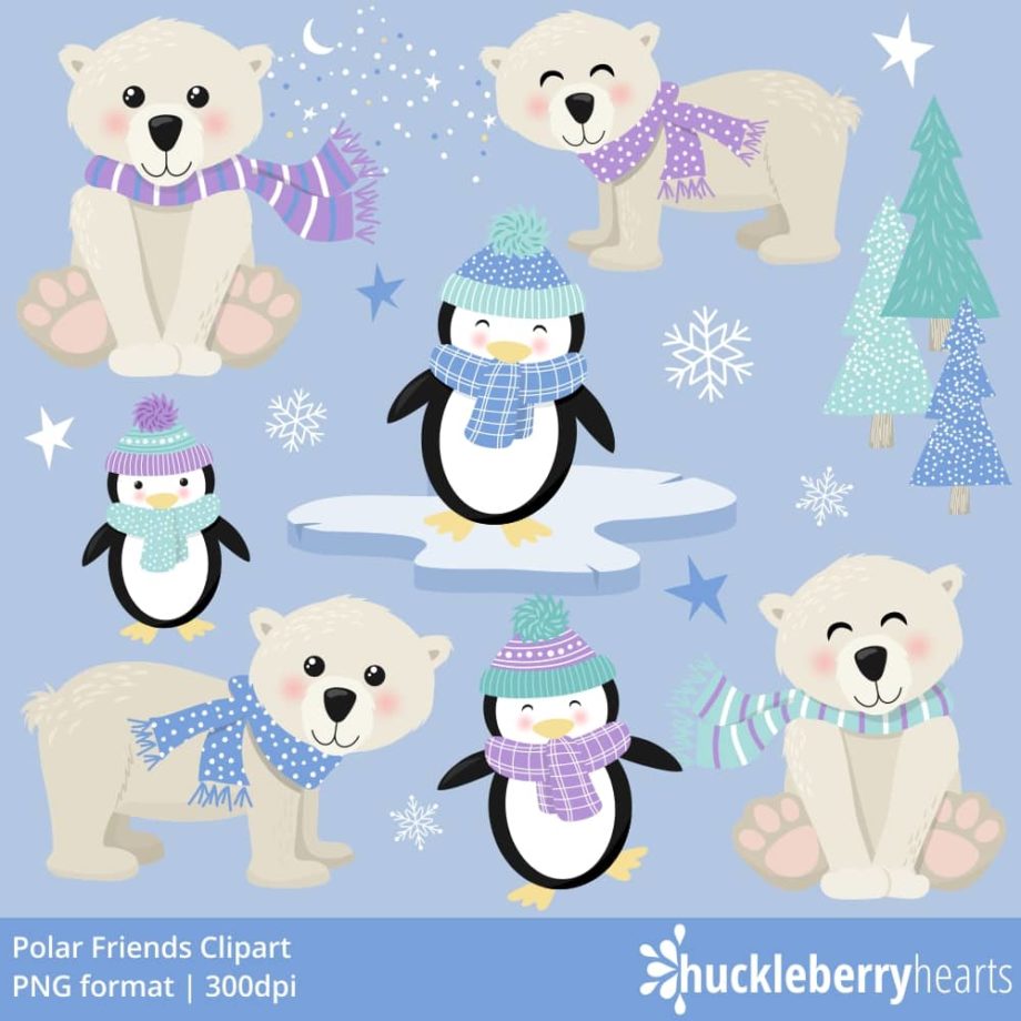 Polar Friends Clipart