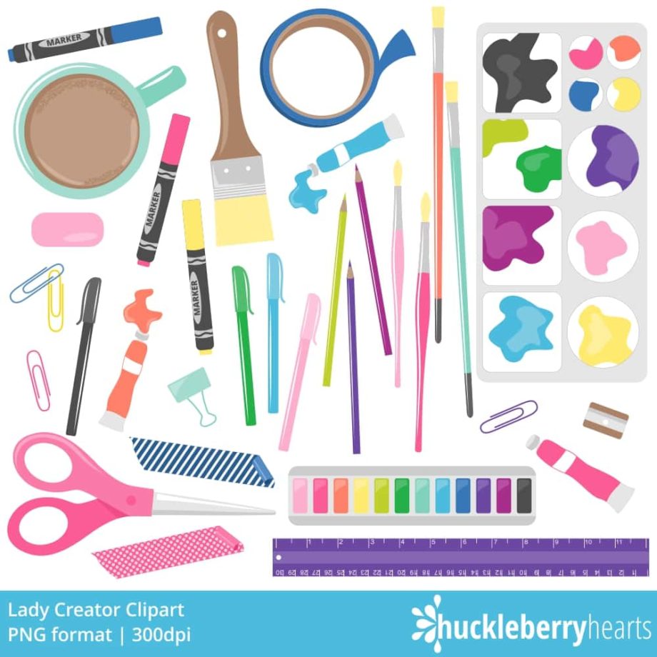 Lady Creator Clipart