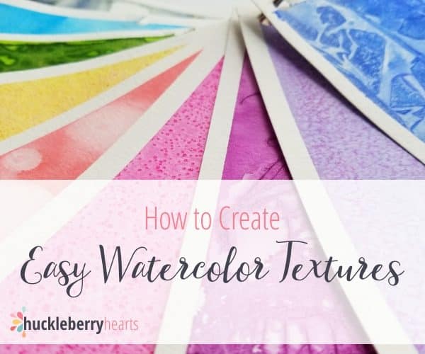 How To Create Easy Watercolor Textures