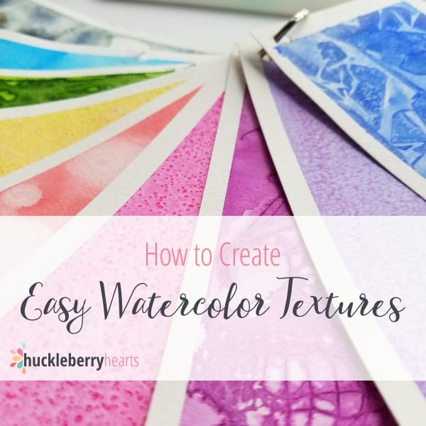 How To Create Easy Watercolor Textures