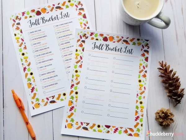 Cool Bucket LIst Ideas with 50 Fun FAll Activities