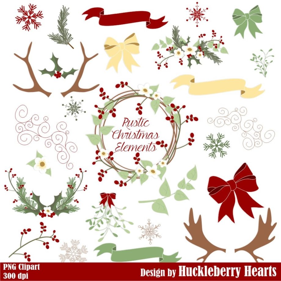 Rustic Christmas Elements