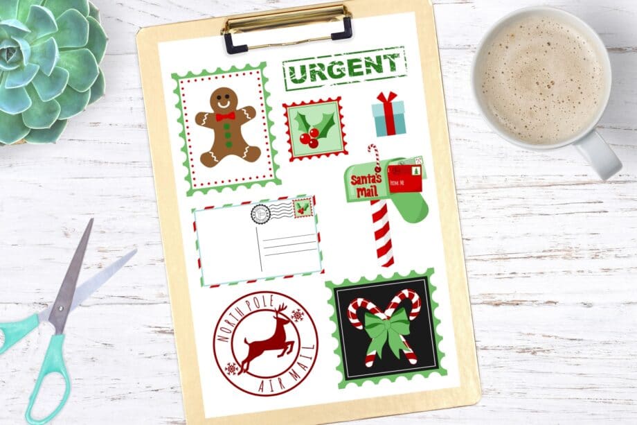 Assorted Christmas Mail Clipart and Vectors Set