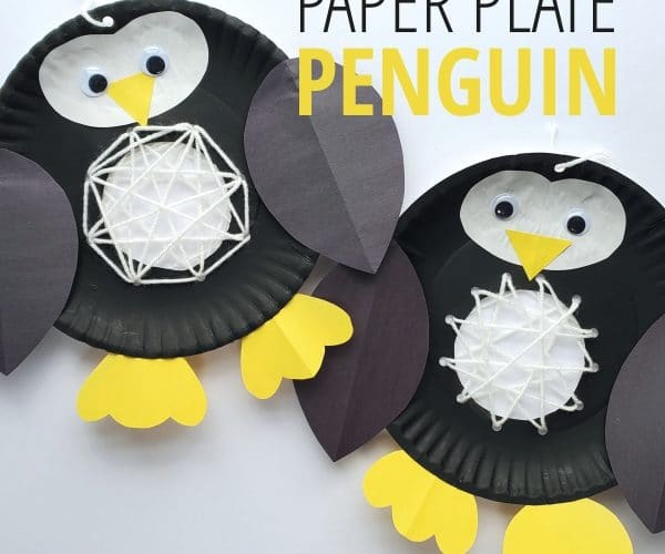 Penguin Paper Plate Crafts