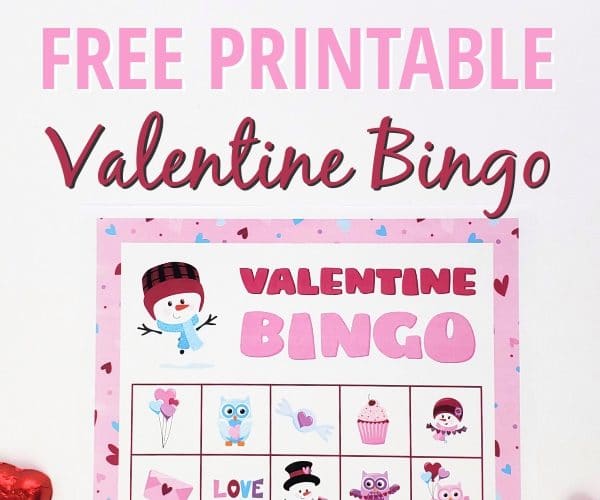Free Valentine's Day Bingo Card Printables