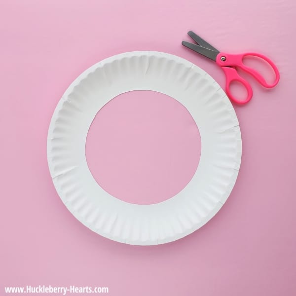 Paper Plate and Scissors