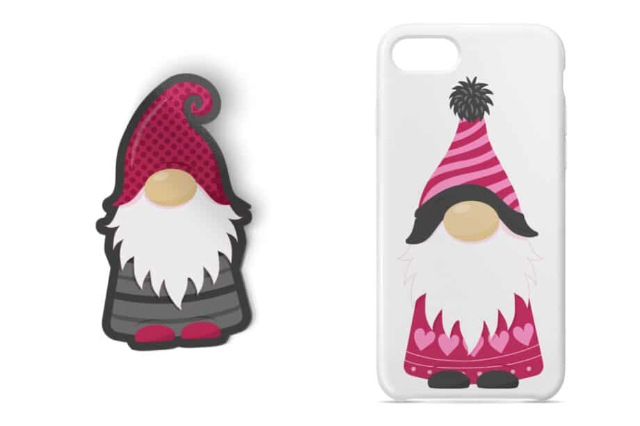Valentine Gnomies Clipart