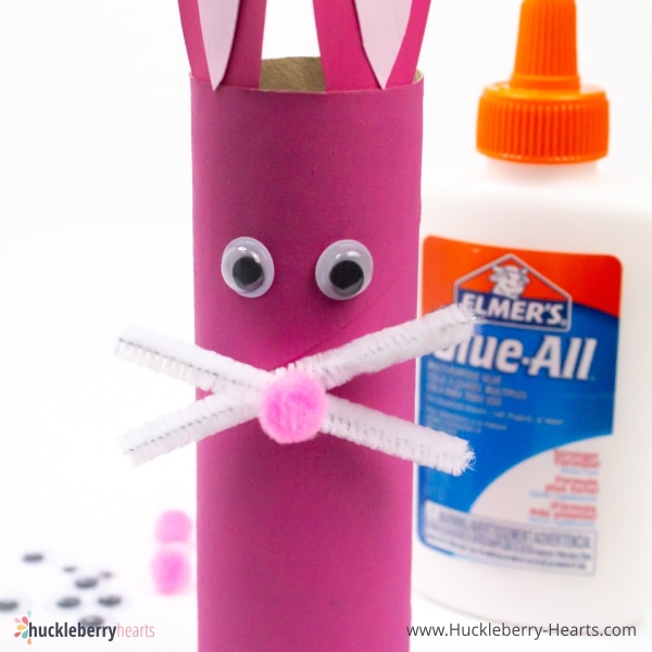 Making a Toilet Paper Roll Bunny Craft