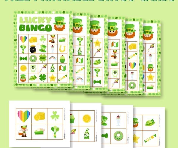 Free St Patricks Day Printable Bingo Cards