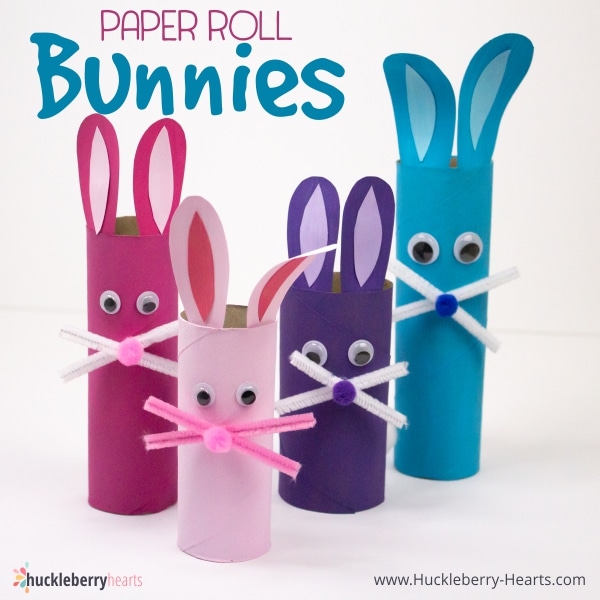 Easy Paper Towel Roll Bunny Craft
