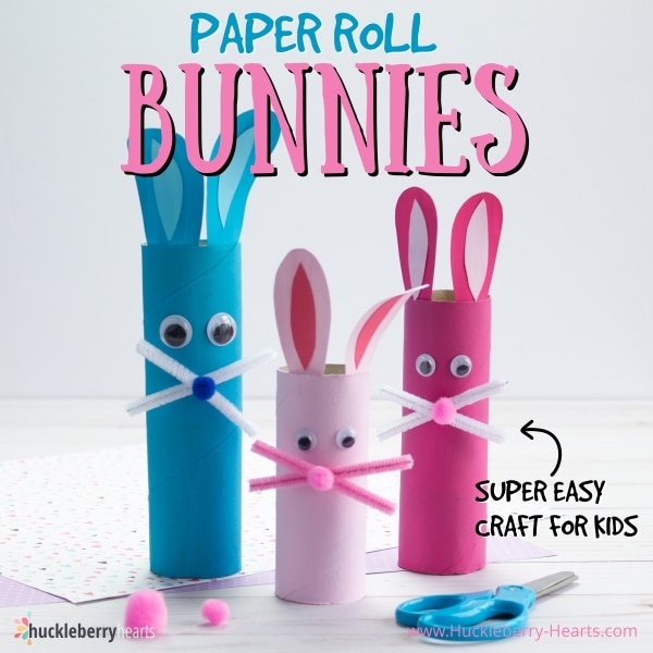 DIY Paper Towel Roll Easter Bunny Craft