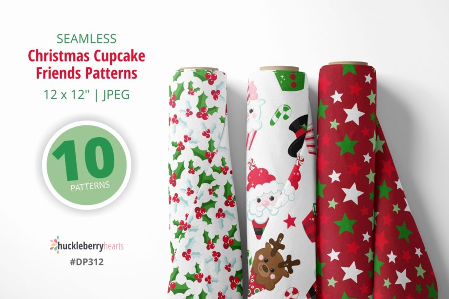 Christmas Cupcake Friends Digital Patterns