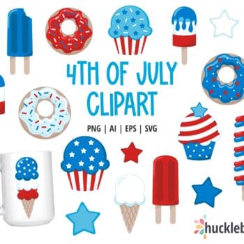 Fourth of July Treats Clipart