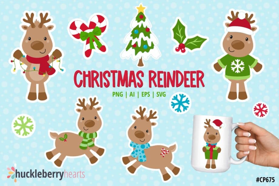 Christmas-Reindeer-Clipart