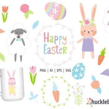 Easter Friends Clipart