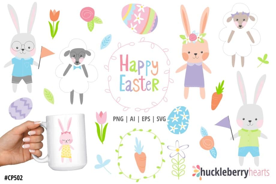 Easter-Friends-Clipart-CP502-Sample-2