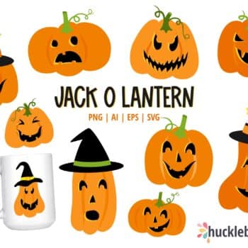 Assorted Halloween Pumpkin Clipart