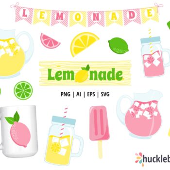 Lemonade Clipart Set