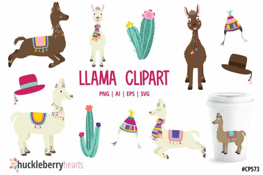 Llama-Clipart-Sample-4