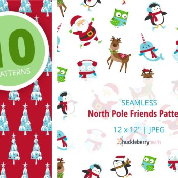 Assorted Christmas Seamless Digital Patterns