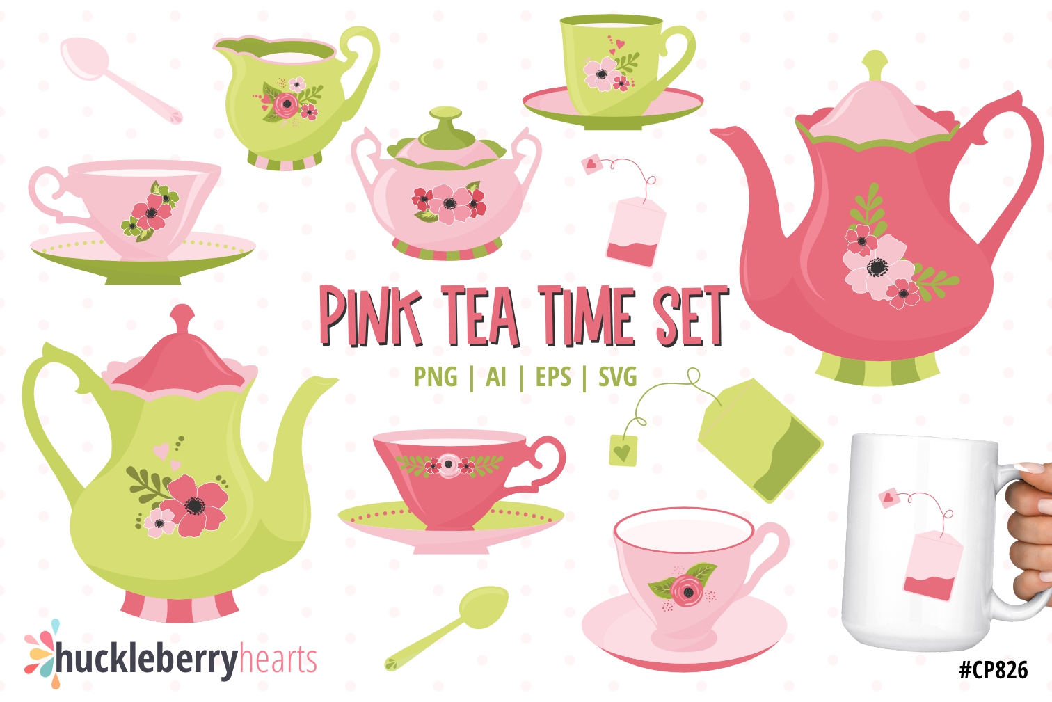 Pink Tea Time Set