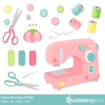 Sewing Clipart Set