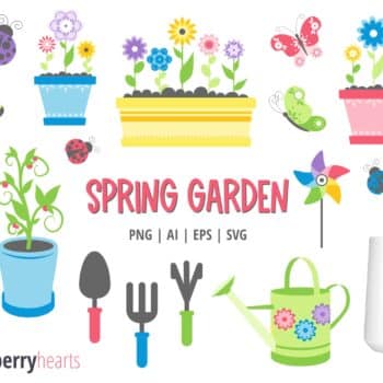 Spring Garden Clipart