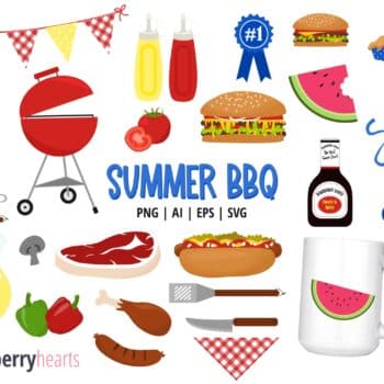 Summer BBQ Clipart