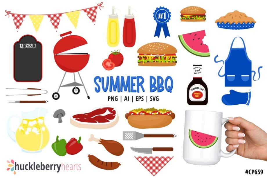 Summer BBQ Clipart