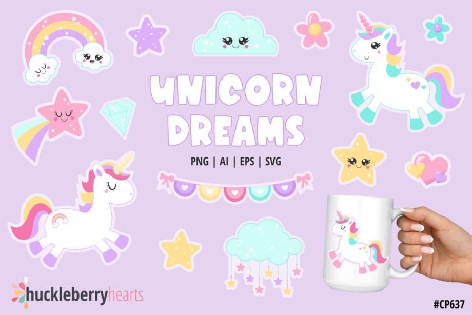 Unicorn Dreams Clipart