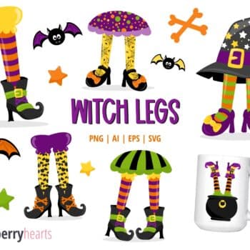 Witch Legs Clipart