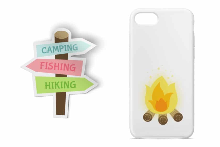 Camping Clipart Set